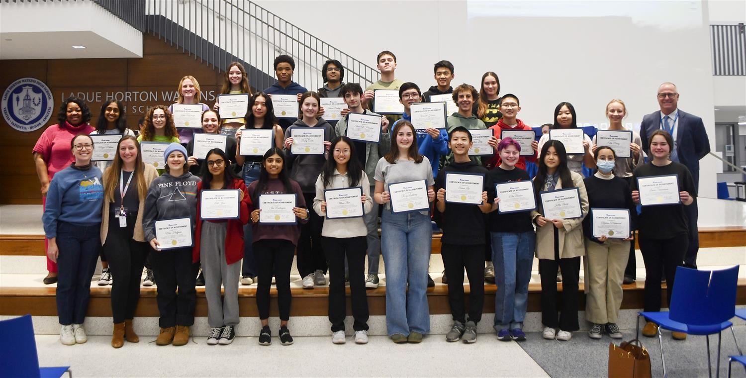 Students honored at Board meeting